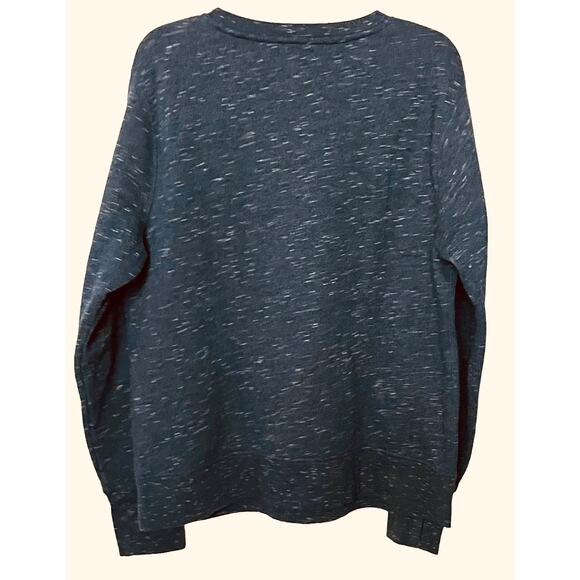 TEK GEAR ULTRASOFT FLEECE LONG SLEEVE PULL-OVER SWEATSHIRT, WOMENS, XL, BLUE - Picture 4 of 11